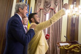 Meeting of Petro Poroshenko and John Kerry