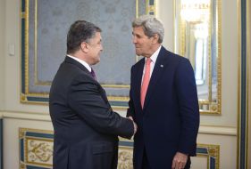 Meeting of Petro Poroshenko and John Kerry