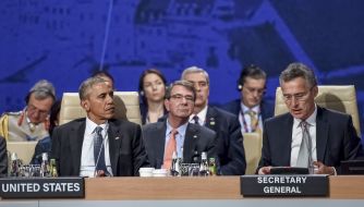 Barak Obama and Jens Stoltenberg