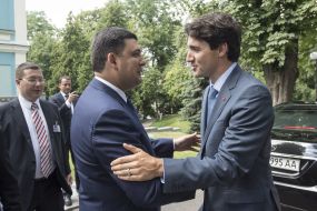 Зустріч Володимира Гройсмана з Джастіном Трюдо