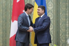 Meeting of Vladimir Groisman with Justin Trudeau
