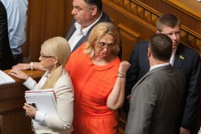 Yuliya Tymoshenko and Oleksandra Kuzhel