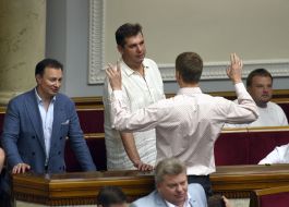 Dmytro Andrievsky and Oleksandr Tretiakov