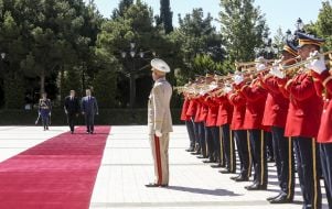 Petr Poroshenko and Ilham Aliyev