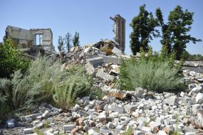 Разрушения в зоне АТО