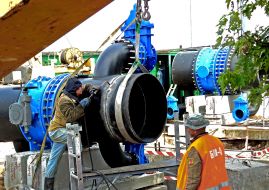 Repair of water main