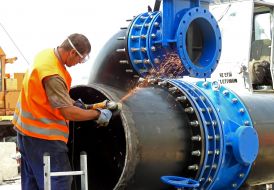 Repair of water main