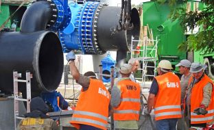 Repair of water main