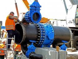 Repair of water main