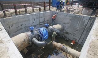Repair of water main
