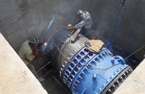 Repair of water main