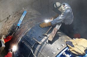 Repair of water main