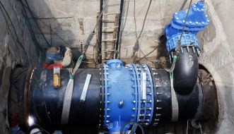 Repair of water main