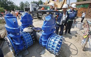 Repair of water main