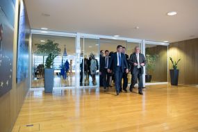 Vladimir Groisman and Jean-Claude Juncker