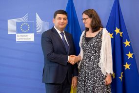Vladimir Groisman and Cecilia Malmström