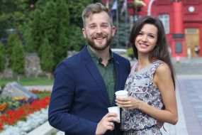 Anton Ravytsky and Viktoriia Senyk