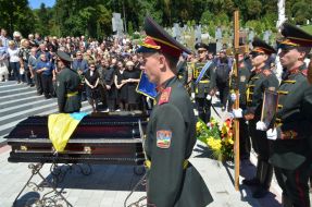 Farewell ceremony with Aleksandr Shvets
