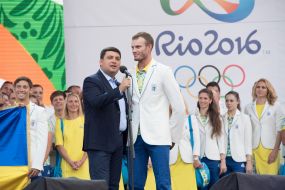 Vladimir Groisman during wiring Olympic team