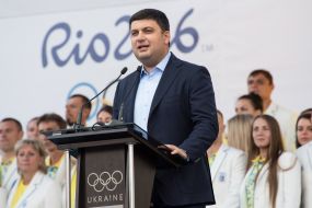 Vladimir Groisman during wiring Olympic team