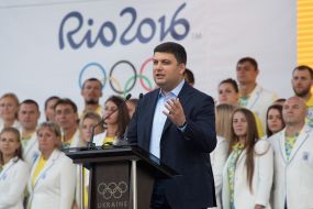 Vladimir Groisman during wiring Olympic team