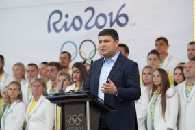 Vladimir Groisman during wiring Olympic team