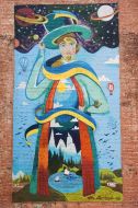Mural "The Wizard" in Zaporozhye