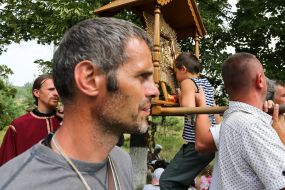 Participants of the religious procession