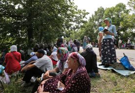 Participants of the religious procession