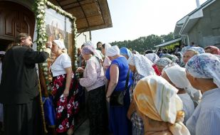 Participants of the religious procession