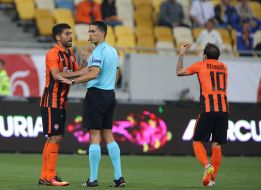 Игровой момент матча матча