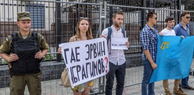 Action in support of the missing in Crimea Erwin Ibragimov