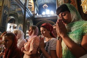 The service on the occasion of the Day of the Baptism of Russia - Ukraine