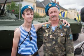 Celebrations on the occasion of the Day of a highly mobile airborne troops