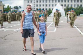 Celebrations on the occasion of the Day of a highly mobile airborne troops