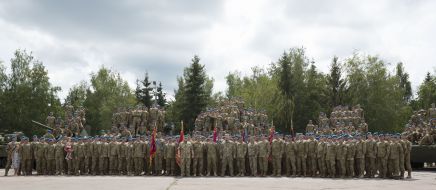 Celebrations on the occasion of the Day of a highly mobile airborne troops