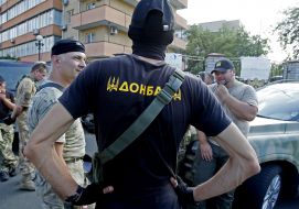 The action near the Obolon court