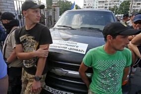 The action near the Obolon court