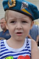 The boy in the blue beret