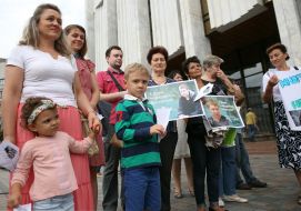 The action of solidarity with Valentin Vygovsky