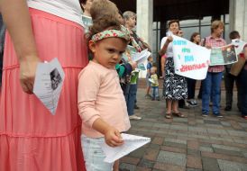 The action of solidarity with Valentin Vygovsky