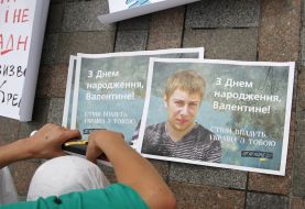 The action of solidarity with Valentin Vygovsky