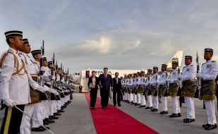 Petr Poroshenko and Marina Poroshenko 