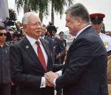 Petr Poroshenko and Najib Razak