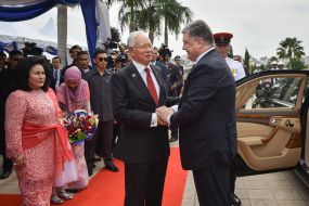 Petr Poroshenko and Najib Razak