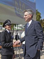 Khatia Dekanoidze and Jeffrey Payette