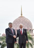 Najib Razak, Petro Poroshenko