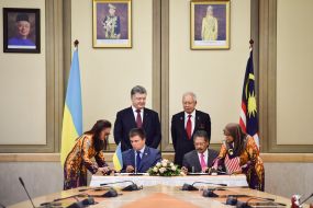 Participants of signing the Agreement