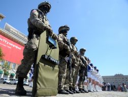 Demonstrations of police special forces "Kord"