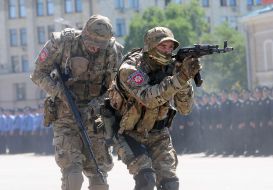 Demonstrations of police special forces "Kord"